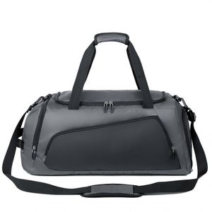 Sac de voyage de week-end grande capacité personnalisé avec logo, sac de sport et de gym pour hommes avec compartiment de séparation sec/humide, idéal pour l'extérieur - Vente en gros - Product Image 2