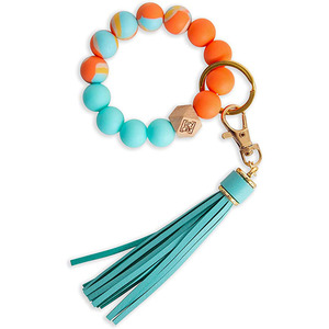 <span class=keywords><strong>Portachiavi</strong></span> con bracciale in Silicone con perline in Silicone da donna di nuovo Design - Product Image 6