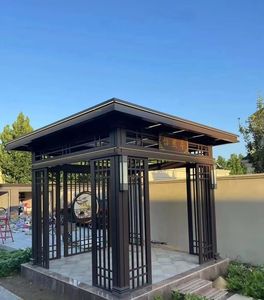 איכות גבוהה בסגנון מודרני פטיו אלומיניום פרגולה חיצונית enclosure מחיר תחרותי חדר שמש עמיד למים תכונות חיצוני - Product Image 4