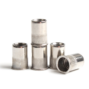 Xinmaoda Écrous à riveter encastrés en acier inoxydable 316 M3 M10 à trou traversant, non revêtus, brillants GB17880 - Product Image 3