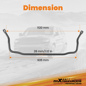 Barra Estabilizadora Delantera MaXpeedingrods con Kit de Enlaces para Chevy Chevelle Malibu <span class=keywords><strong>El</strong></span> <span class=keywords><strong>Camino</strong></span> 1964-1977, para Pontiac GTO, para Buick - Product Image 5