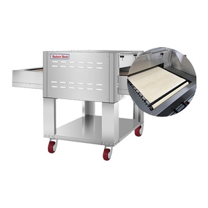 Four à pizza professionnel rotatif à plaque en pierre électrique, idéal pour les <span class=keywords><strong>restaurants</strong></span> italiens authentiques - Product Image 4