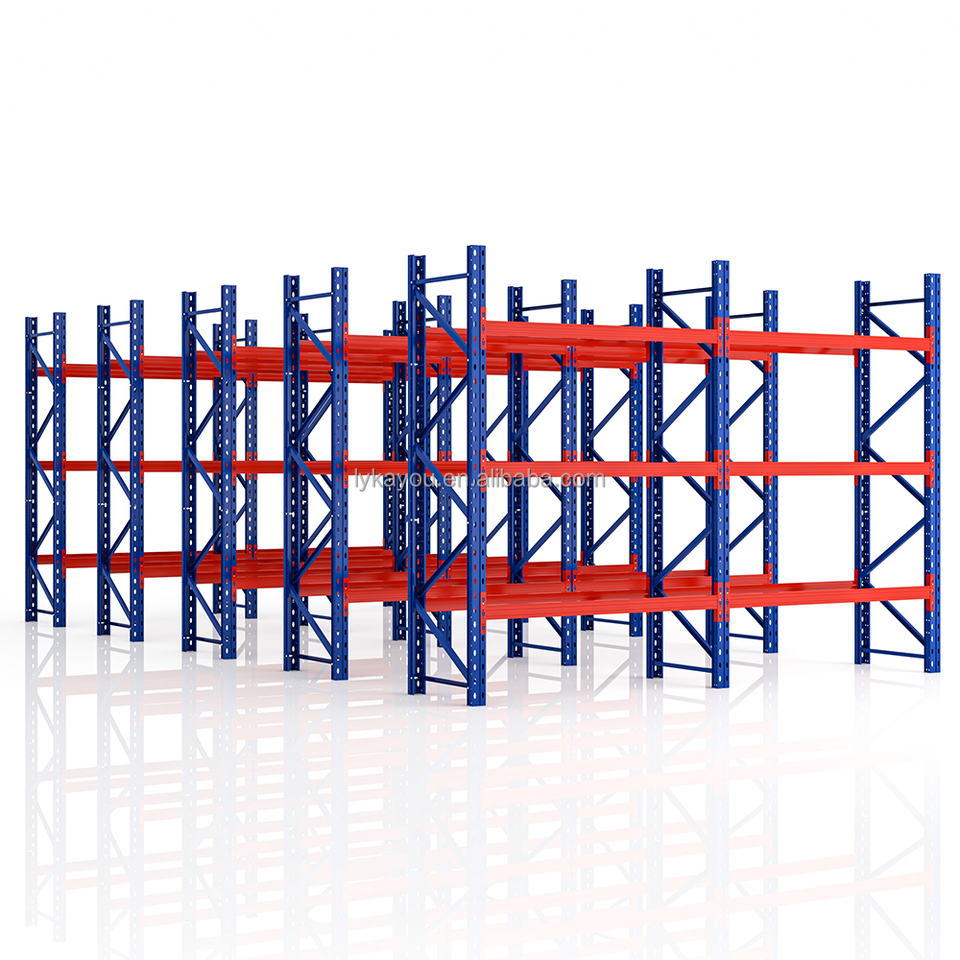 Industrial 4-Layer Heavy Duty Steel Shelving Corrosion Protection ...