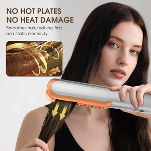 เครื่องหนีบผมเซรามิกแบบลมร้อน รุ่น 2026 Trend Air Straightener  110000RPM  พร้อมไอออนลบ  ชุดไดร์เป่าผมและที่หนีบผม - Product Image 2