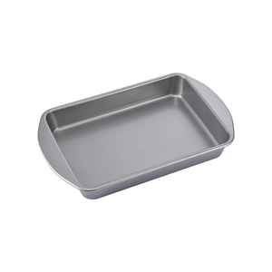 Plaque de cuisson rectangulaire en acier aluminisé de qualité alimentaire, antiadhésive, avec poignées antidérapantes pour gâteaux, brownies et casseroles - Product Image 2