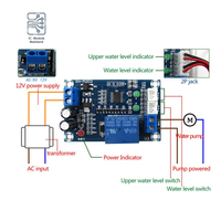 Commutateur de contrôleur de niveau d'eau automatique XH-M203 DC12V 10A Module de contrôleur de pompe de niveau de commutateur de niveau d'eau