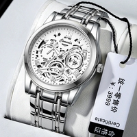 Montre Homme Creuse pour le Commerce International, Étanche, Lumineuse, avec Calendrier