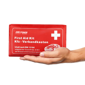 Kit de Primeiros Socorros para Carro Padrão Alemão <span class=keywords><strong>DIN</strong></span> <span class=keywords><strong>13164</strong></span> com Suprimentos Médicos Essenciais e Equipamentos de Autodefesa para Carro - Product Image 1