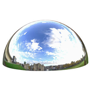 Small Stainless Steel Silver Hemispherical <strong>Wall</strong> <strong>Decor</strong> Art Deco Design Style Metal Crafts for Home &amp; Garden Decoration - Product Image 6