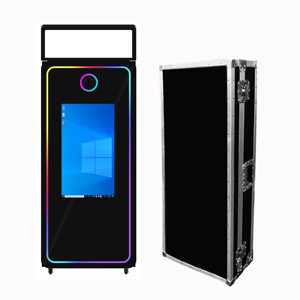 Miroir magique pour selfie de 65 pouces, tout-en-un, avec caméra, imprimante, valise de transport, pour mariage - Product Image 1