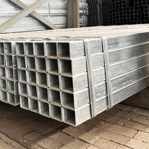 Vật liệu xây dựng tiêu chuẩn q355nd 50x50 mạ kẽm nhúng nóng ống vuông 20x40 hình chữ nhật gi rỗng phần ống thép - Product Image 2