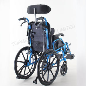 Silla de ruedas Highback para discapacitados Silla de ruedas reclinable con parálisis cerebral personalizada con soporte para la cabeza - Product Image 5
