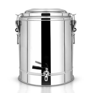 22L Insulated Stainless Steel Stockpot <b>Dispenser</b> With Tap For Hot And Cold Beverages Commercial <b>Drink</b> <b>Dispenser</b> - Product Image 6