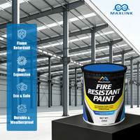 Peinture ignifuge intumescente pour structure en acier, protection extérieure fine pour installations industrielles
