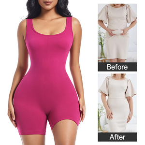 Sans couture couleur unie <span class=keywords><strong>Sexy</strong></span> beauté corps Shapewear serrer l'abdomen ascenseur fesses séchage rapide combinaison femme - Product Image 3