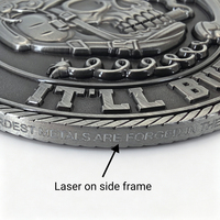 Pièces de collection commémoratives 3D personnalisées en métal de haute qualité, en alliage de zinc plaqué nickel antique, émaillées et personnalisables