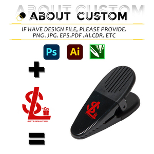 Clips magnétiques géants en plastique <span class=keywords><strong>avec</strong></span> logo personnalisé, clips crocodiles puissants, aimants de bureau et de réfrigérateur, clips à papier pour cadeaux promotionnels – Vente en gros - Product Image 2
