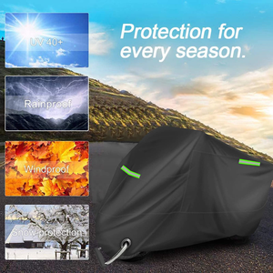 Meilleure Housse de Moto Imperméable d'Extérieur avec Protection UV en Tissu Oxford Polyester Logo Personnalisé - Product Image 3