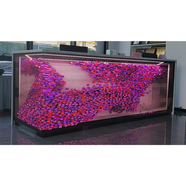 1.86mm Pixel Pitch Full Color 3D Visual Effect Ultra Thin HD 600cd Brightness 3840Hz/s High Contrast Indoor/Outdoor LED Display