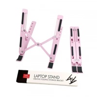 Support pour ordinateur portable en plastique ABS pliable 2025, support de bureau à 8 positions avec support pour tablette, compatible Macbook iPad, support pour ordinateur