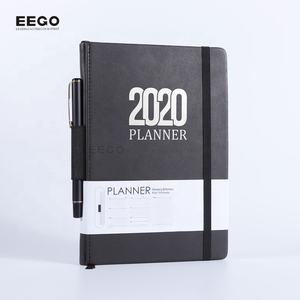 2024 femmes société Logo recyclé page vierge papier pointillé numéroté en cuir agenda planificateur avec bande de papier - Product Image 6