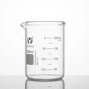 المصنوعات الكيمياء زجاجيات مختبرية الزجاج الأكواب