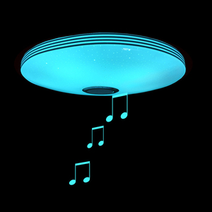 Lican — plafonnier <span class=keywords><strong>LED</strong></span> Intelligent, luminaire de <span class=keywords><strong>plafond</strong></span> avec lecteur de musique, idéal pour un salon, 60W - Product Image 2