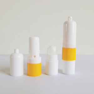 Nouveau design 2in1 personnalisé PP 5ml Bâtons d'inhalateur nasal vierge avec Roller Ball Tubes d'aromathérapie aux huiles essentielles Inhalateur - Product Image 2