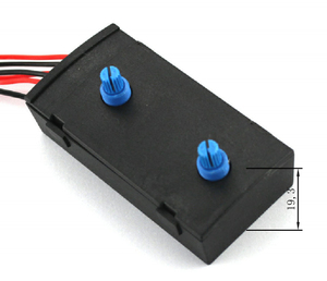 Interruttore Dimmer Rotativo Doppio LED a Bassa Tensione 9-40V DC, Doppio Canale PWM 0-1A 50W Max per Illuminazione 12V 24V, Modello WKT-RD0-36V - Product Image 1