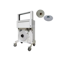 Machine automatique de cerclage de banderoles, machine à emballer le papier et les OPP, machine à cerclage de 50 mm de large pour l'emballage de cartons, cartes et étiquettes