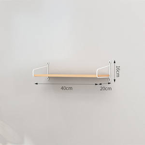 Étagère murale de rangement moderne en métal et bois, étagères murales flottantes réglables, étagère murale pour livres - Product Image 6