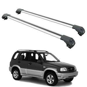 Barras Transversales para Techo de Aluminio para Suzuki Grand Vitara FT 1999-2005, Portaequipajes con Rieles Elevados - Product Image 1