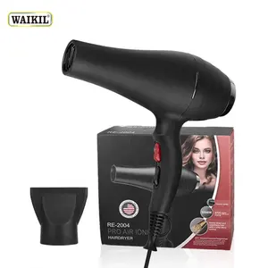WAIKIL Salon yüksek hızlı saç kurutma makinesi toptan saç kurutma makinesi Ac Motor güçlü saç kurutucular destek soğuk ve sıcak hava kurutucu