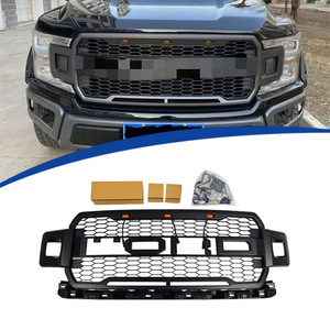 กระจังหน้าสไตล์ Ford F-150 Raptor สำหรับเปลี่ยน  วัสดุ ABS สำหรับกันชนหน้า ปี 2018-2020 พร้อมอุปกรณ์ติดตั้ง - Product Image 1