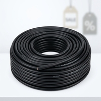 Câble d'alimentation souple en cuivre isolé PVC, tension nominale 300/500V, taille de fil unique personnalisable, respectueux de l'environnement pour