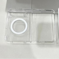 Étui de téléphone magnétique en acrylique transparent pour iPhone Duo, coque de protection intégrale antichoc, coque rigide pliable transparente