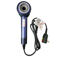 Sèche-cheveux à réglage de chaleur ajustable, sèche-cheveux sans lame Bldc, 1600W, sèche-cheveux à ions négatifs haute vitesse avec embout complet