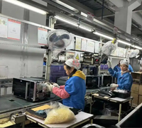 Ligne de production de fours à micro-ondes, ligne d'assemblage d'appareils électroménagers, machine de fabrication semi-automatique personnalisée