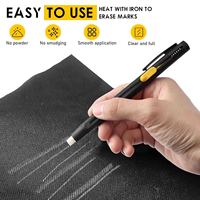Outils de couture bricolage de haute qualité Alternative à l'ensemble de marqueurs de tissu de craie de tailleur traditionnel stylos effaçables à la chaleur pour tissu
