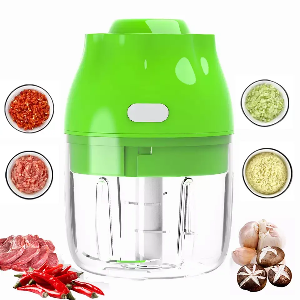 High Quality Multi-purpose Kitchen Gadgets Garlic Crusher Mini Food Processors Onion Choppers Masher Meat Vegetable Chopper