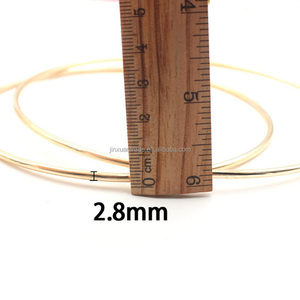 Anneaux en métal dorés et argentés en gros, anneaux floraux en laiton, anneaux fins en macramé, anneaux en métal pour <span class=keywords><strong>bricolage</strong></span>, couronne en métal, anneaux pour l'artisanat - Product Image 6