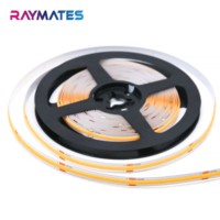 Raymates Flex, bande LED COB à découpe libre, émission lumineuse uniforme, personnalisable, 480 LED, 24 V, 0 mm, pour éclairage décoratif