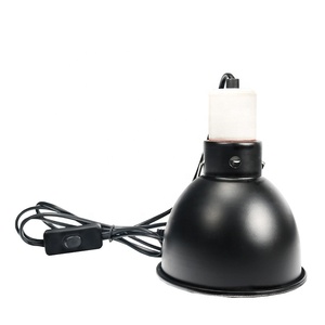 Reptile terrarium UVA/UVB ampoule chauffage luminaire solaire ampoule pèlerin <span class=keywords><strong>abat</strong></span>-<span class=keywords><strong>jour</strong></span> lampe halogène protecteur pour réservoirs de reptiles - Product Image 2