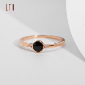 Joyería Fina, Anillos de Oro AU750, Anillos de Compromiso y Boda, Joyería Minimalista, Anillos de Oro Real de 18k para Mujer, Anillos de Boda de Oro de 18k para Pareja - Product Image 4