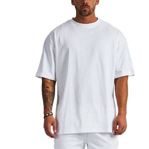 T-shirt surdimensionné pour hommes personnalisé imprimé logo 100% coton T-shirt grande taille grands et grands T-Shirts coupe ample T-Shirt - Product Image 6