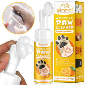 Oimmal Mousse Detergente per Zampe di Animali Domestici, Senza Risciacquo, Schiuma Antibatterica per <span class=keywords><strong>la</strong></span> Pulizia delle Zampe dei Cani - Product Image 1