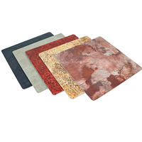 122*244 Panneau Composite En Aluminium Texture Pierre De Marbre ACP ACM pour Murs Intérieurs Revêtement Mural Extérieur Façades De Bâtiment En Plastique
