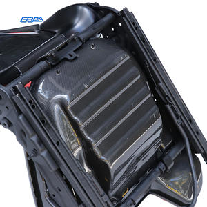 Reposacabezas de Fibra de Carbono con Bordado de Caballo Galopante, Asientos de Carreras de Alta Resistencia para Ferrari F8 - Product Image 6