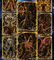 Cartes à collectionner en métal Dragon Balls DBZ Super Saiyan en gros – 100 boîtes/cartons – Jeu de société artistique