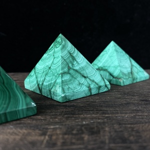 Pirámide <span class=keywords><strong>de</strong></span> Malaquita Natural al por Mayor, Piedra <span class=keywords><strong>de</strong></span> Cristal Curativa <span class=keywords><strong>de</strong></span> Reiki, Pirámide <span class=keywords><strong>de</strong></span> Ogen Craft para Decoración del Hogar, Recuerdo, Regalo - Product Image 2